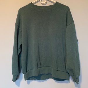 American eagle dark green crew neck